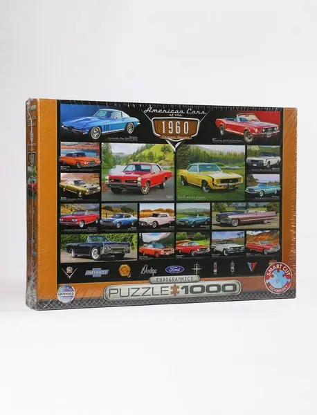 پازل 1000تکه 0677-6000 american cars of the 1960s یوروگرافیکس