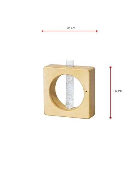 گلدان چوبی P108 brown راکورد