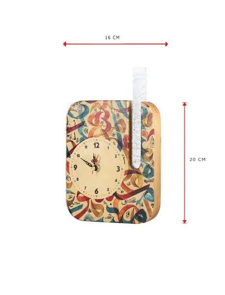 گلدان چوبی ساعتدار P125-B راکورد