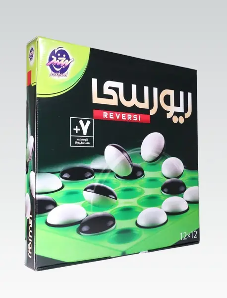 بازی اتللو ریورسی 12*12/ لبخند