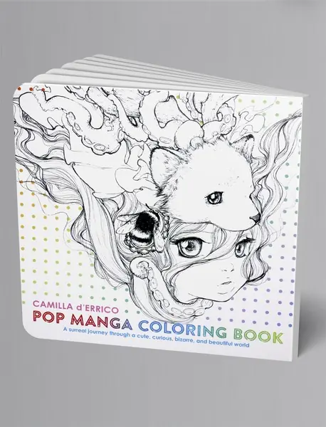رنگ آمیزی pop manga